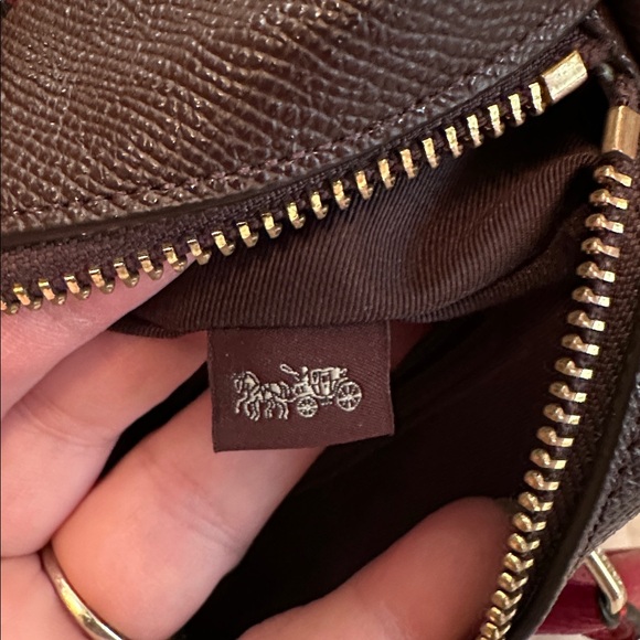 Coach Pink and Red Satchel - Picture 5 of 9